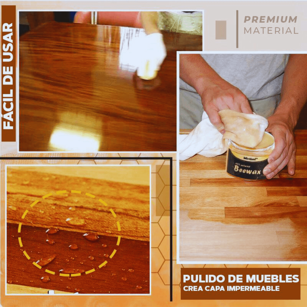 BEEWAX: CERA RESTAURADORA MADERA - 100 ML