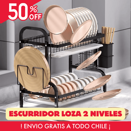 Secador Escurridor Loza 2 Niveles