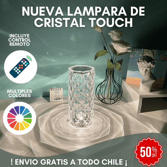 LAMPARA DE CRISTAL TOUCH
