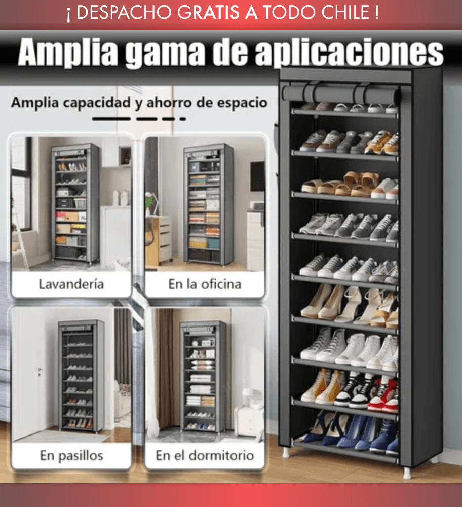 ZAPATERA - ORGANIZADOR MULTIUSO DE 10 NIVELES